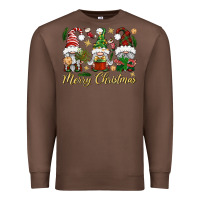 Chestnut Merry Christmas Gnomes Premium Sweatshirt - BundleAndBundleShop