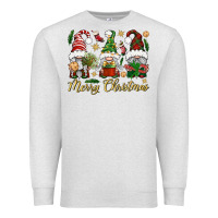 Oatmeal Heather Merry Christmas Gnomes Premium Sweatshirt - BundleAndBundleShop