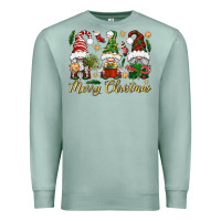 Seafoam Merry Christmas Gnomes Premium Sweatshirt - BundleAndBundleShop