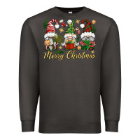 Smoke Merry Christmas Gnomes Premium Sweatshirt - BundleAndBundleShop