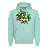 Texas Map St. Patrick's Zipper Hoodie | Teevron