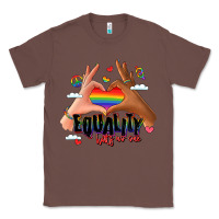 Chestnut equality hurts no one lgbtq hands Classic Tee - LillyAllenDesigns