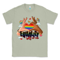 Matcha equality hurts no one lgbtq hands Classic Tee - LillyAllenDesigns