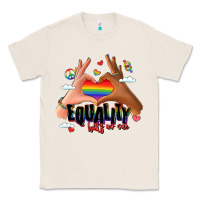 Natural equality hurts no one lgbtq hands Classic Tee - LillyAllenDesigns