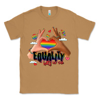 Toasted Coconut equality hurts no one lgbtq hands Classic Tee - LillyAllenDesigns