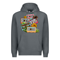 Rock 90s country caassette tapes Premium Hoodie - OliviaCreatesArt