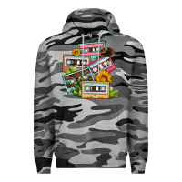 Slate Camo 90s country caassette tapes Premium Hoodie - OliviaCreatesArt
