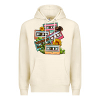 Tofu 90s country caassette tapes Premium Hoodie - OliviaCreatesArt