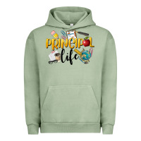 Pigment Oil Green Principal Life Urban Hoodie - LillyAllenDesigns