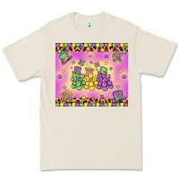 Bone mardi gras bead dogs Premium Tee - MaliasSmallBusiness