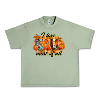 Oil Green i love fall most of all Urban Heavy Tee - RacoonDesign