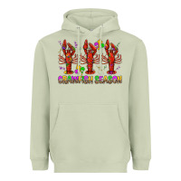 Matcha Crawfish season mardi gras Heavyweight Hoodie - BundleAndBundleShop