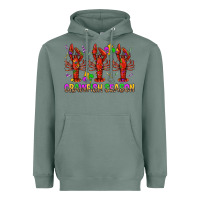 Sage Crawfish season mardi gras Heavyweight Hoodie - BundleAndBundleShop