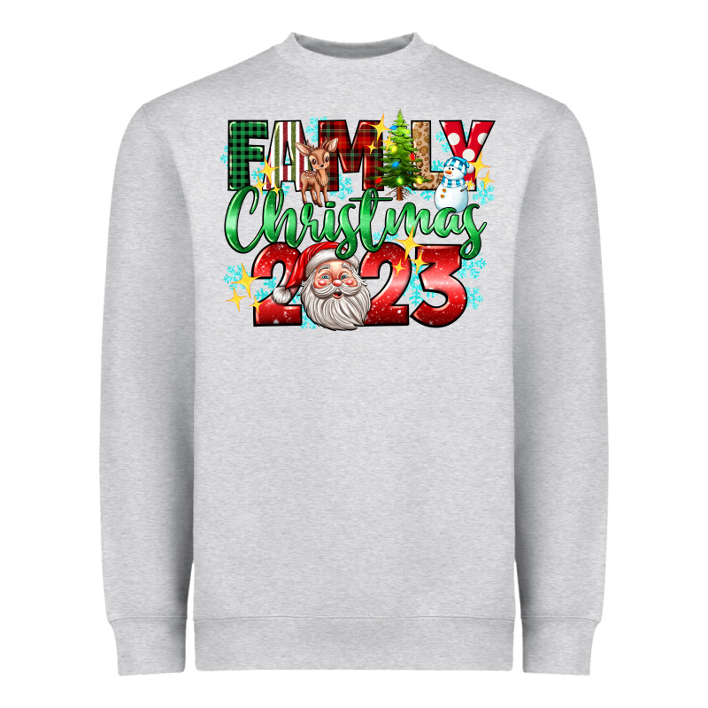 Family Christmas 2023 Heavyweight Sweatshirt by texasbilliewilder | Teevron