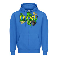 True Royal Lucky St. Patrick's Day Zipper Hoodie - HowdyJamesFarm