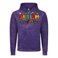 Cloud Purple autism acceptance Vintage Hoodie - LillyAllenDesigns