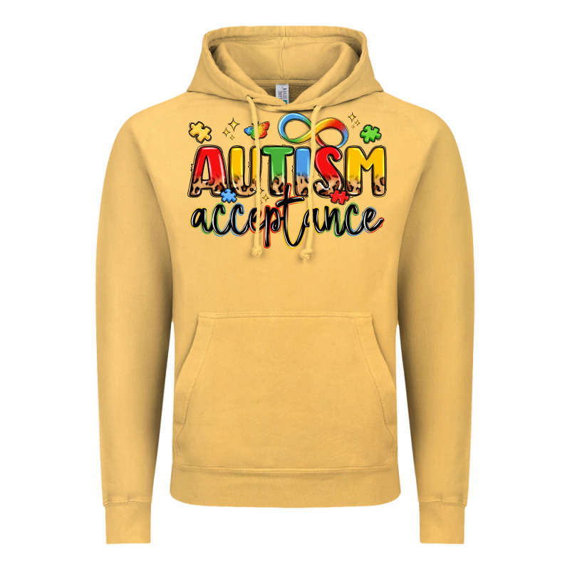 Autism Acceptance Vintage Hoodie by LillyAllenDesigns | Teevron