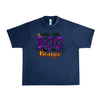 Navy I put the Boo in Boujie Urban Heavy Tee - RacoonDesign