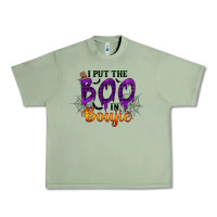 Oil Green I put the Boo in Boujie Urban Heavy Tee - RacoonDesign