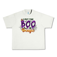 Pistachio I put the Boo in Boujie Urban Heavy Tee - RacoonDesign