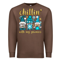 Chestnut chillin' with my gnomies Premium Sweatshirt - BundleAndBundleShop