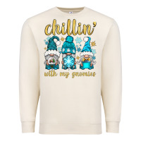 Sandshell chillin' with my gnomies Premium Sweatshirt - BundleAndBundleShop