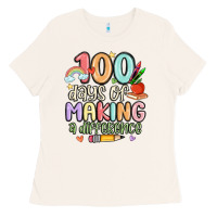 Bone 100 days of making a difference Ladies Tee - MaliasSmallBusiness