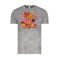 Cloud Rock valentines day teddy bear Vintage Tee - LillyAllenDesigns