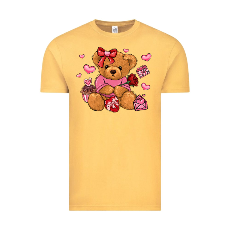Valentines Day Teddy Bear Vintage Tee by LillyAllenDesigns | Teevron