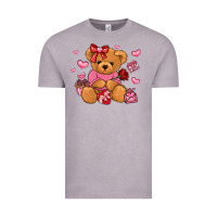 Vintage Zinc valentines day teddy bear Vintage Tee - LillyAllenDesigns