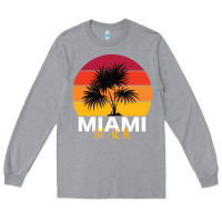 Heather Grey Miami Beach Long Sleeve Tee - Bettercallsaul