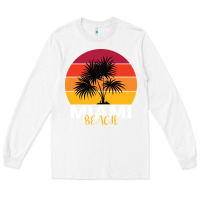 White Miami Beach Long Sleeve Tee - Bettercallsaul