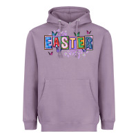 Lavender easter with leopard Heavyweight Hoodie - FaDigitalArtStudio