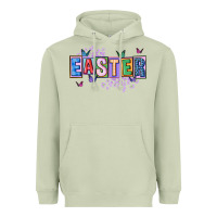 Matcha easter with leopard Heavyweight Hoodie - FaDigitalArtStudio