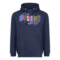 Navy easter with leopard Heavyweight Hoodie - FaDigitalArtStudio