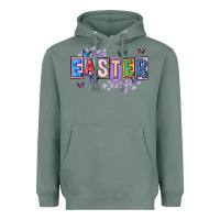 Sage easter with leopard Heavyweight Hoodie - FaDigitalArtStudio