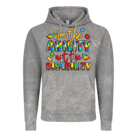 Cloud Rock see the ability not the disability Vintage Hoodie - LillyAllenDesigns