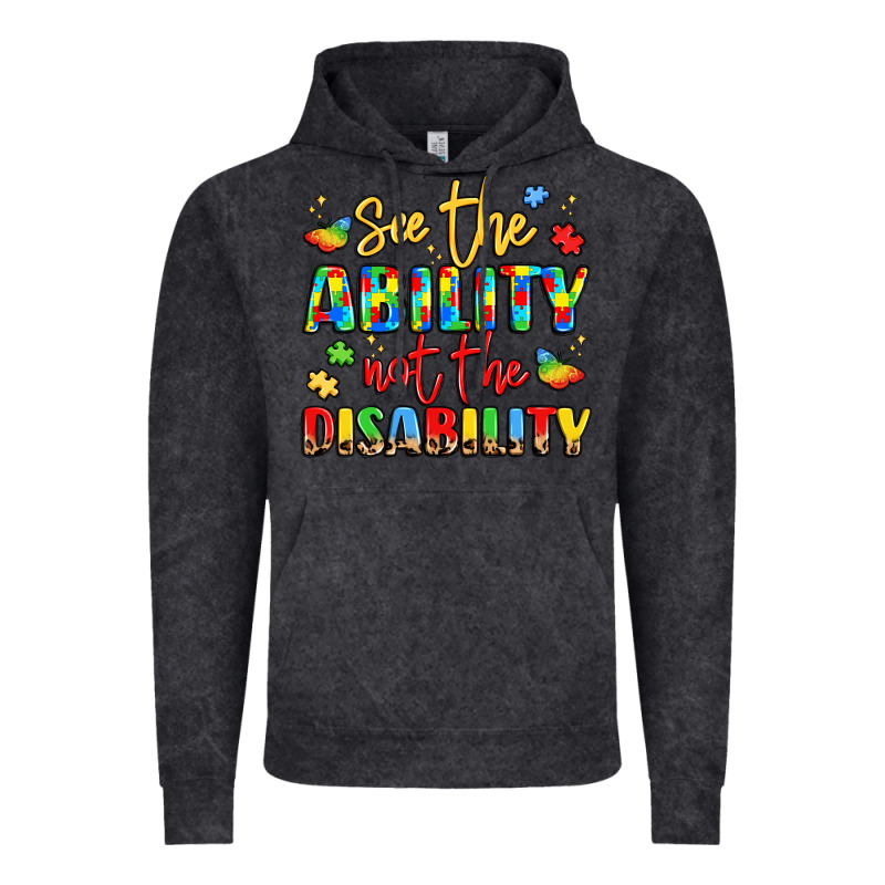 See The Ability Not The Disability Vintage Hoodie by LillyAllenDesigns | Teevron