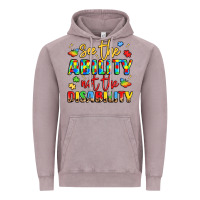 Vintage Zinc see the ability not the disability Vintage Hoodie - LillyAllenDesigns