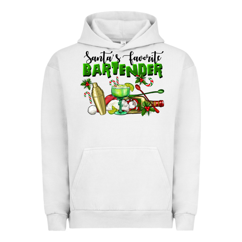 Santa's Favorite Bartender Urban Hoodie by LillyAllenDesigns | Teevron