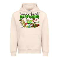 Sandshell Santa's Favorite Bartender Urban Hoodie - LillyAllenDesigns