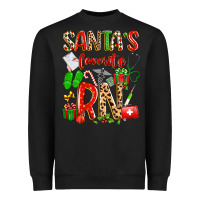 Black santa's favorite RN Heavyweight Sweatshirt - texasbilliewilder