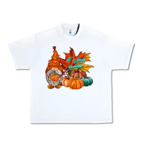 White it is fall yall gnome Urban Heavy Tee - RacoonDesign