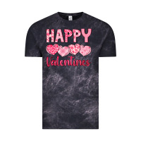 Cloud Black happy valentines Vintage Tee - LillyAllenDesigns