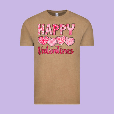 Happy Valentines Vintage Tee Designed By Lillyallendesigns
