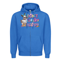 True Royal Don't worry be happy Easter Zipper Hoodie - CowGirlArtShop