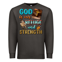 Smoke God Is Our Refuge And Strength Premium Sweatshirt - BundleAndBundleShop