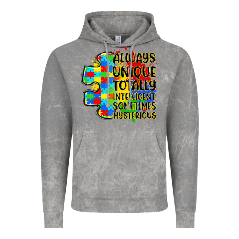 Always Unique Totally Intelligent Sometimes Myster Vintage Hoodie by LillyAllenDesigns | Teevron