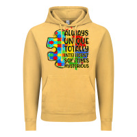 Vintage Mustard always unique totally intelligent sometimes myster Vintage Hoodie - LillyAllenDesigns