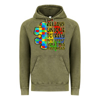 Vintage Olive always unique totally intelligent sometimes myster Vintage Hoodie - LillyAllenDesigns